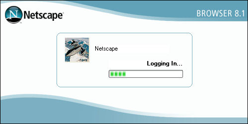 Netscape 8.1 Splash Screen