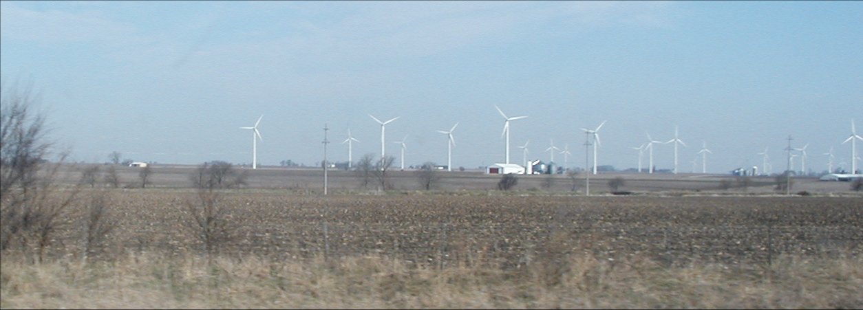 Wind farm near Paw Paw, Illinois